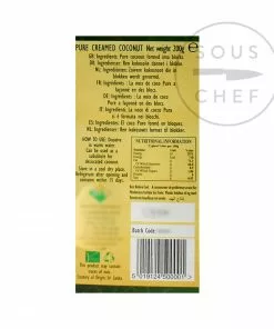 Ingredients Khanum Pure Coco Cream 200g