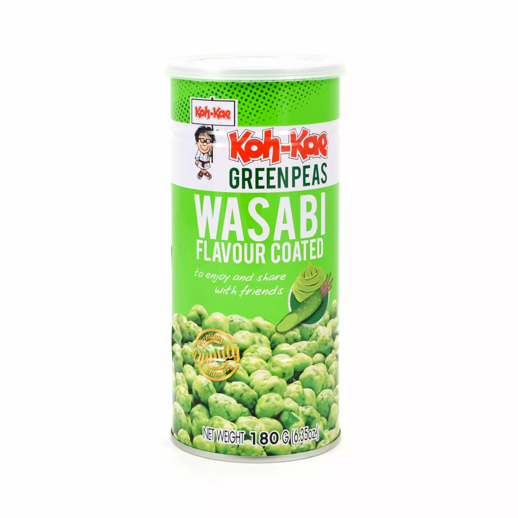 Koh Kae Ingredients Wasabi Green Peas 180g 3 Koh Kae Ingredients Wasabi Green Peas 180g