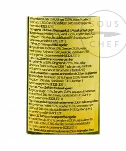 Ingredients Khanum Minced Garlic & Ginger 220g 7 Ingredients Khanum Minced Garlic & Ginger 220g