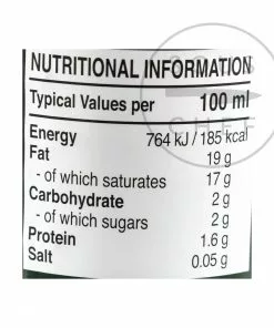 Aroy-D Coconut Milk 400ml Ingredients