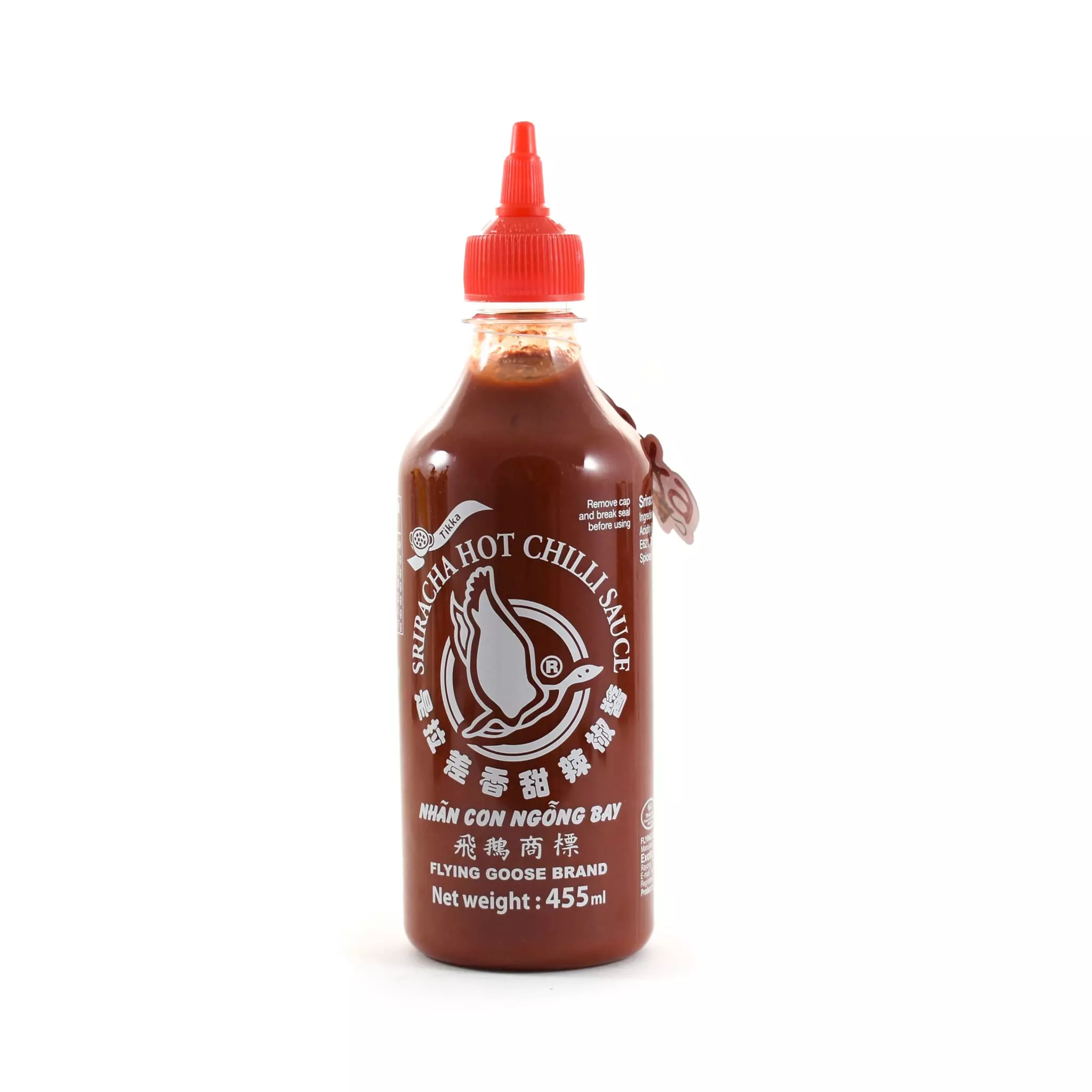Ingredients Flying Goose Sriracha Tikka 455ml 3 Ingredients Flying Goose Sriracha Tikka 455ml
