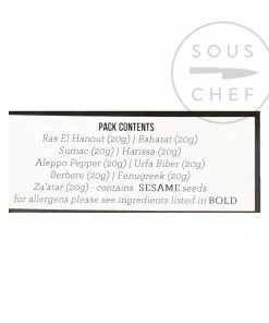 Spice Kitchen African & Middle Eastern Spice Tin Ingredients 9 Spice Kitchen African & Middle Eastern Spice Tin Ingredients