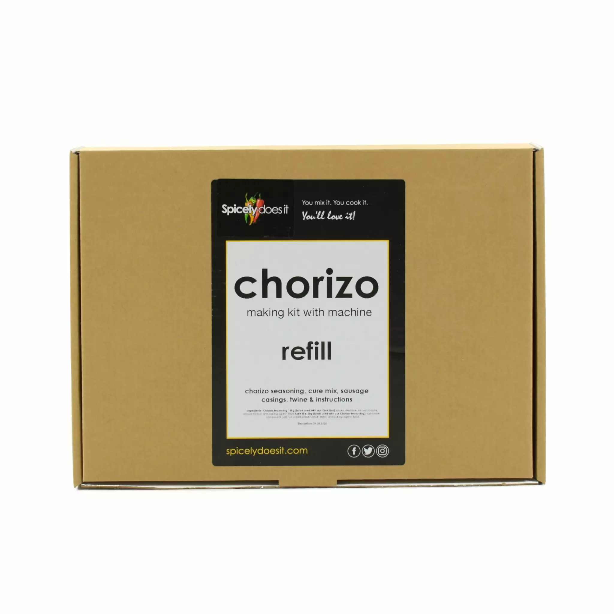 Spicely Does It Chorizo Making Kit - Refill Pack 3 Spicely Does It Chorizo Making Kit - Refill Pack