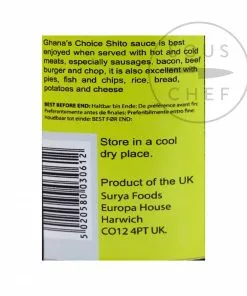 Ingredients Ghana's Choice Shito Hot Pepper Sauce 315ml 7 Ingredients Ghana's Choice Shito Hot Pepper Sauce 315ml