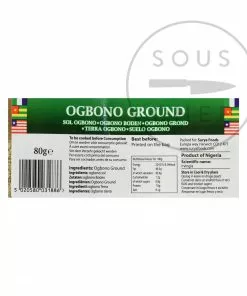 Mother Africa Ground Ogbono 80g Ingredients 5 Mother Africa Ground Ogbono 80g Ingredients