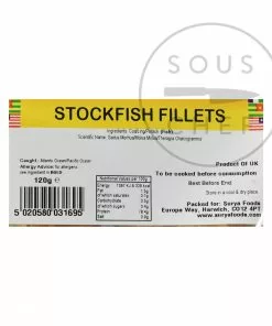Mother Africa Stockfish Fillets 120g Ingredients