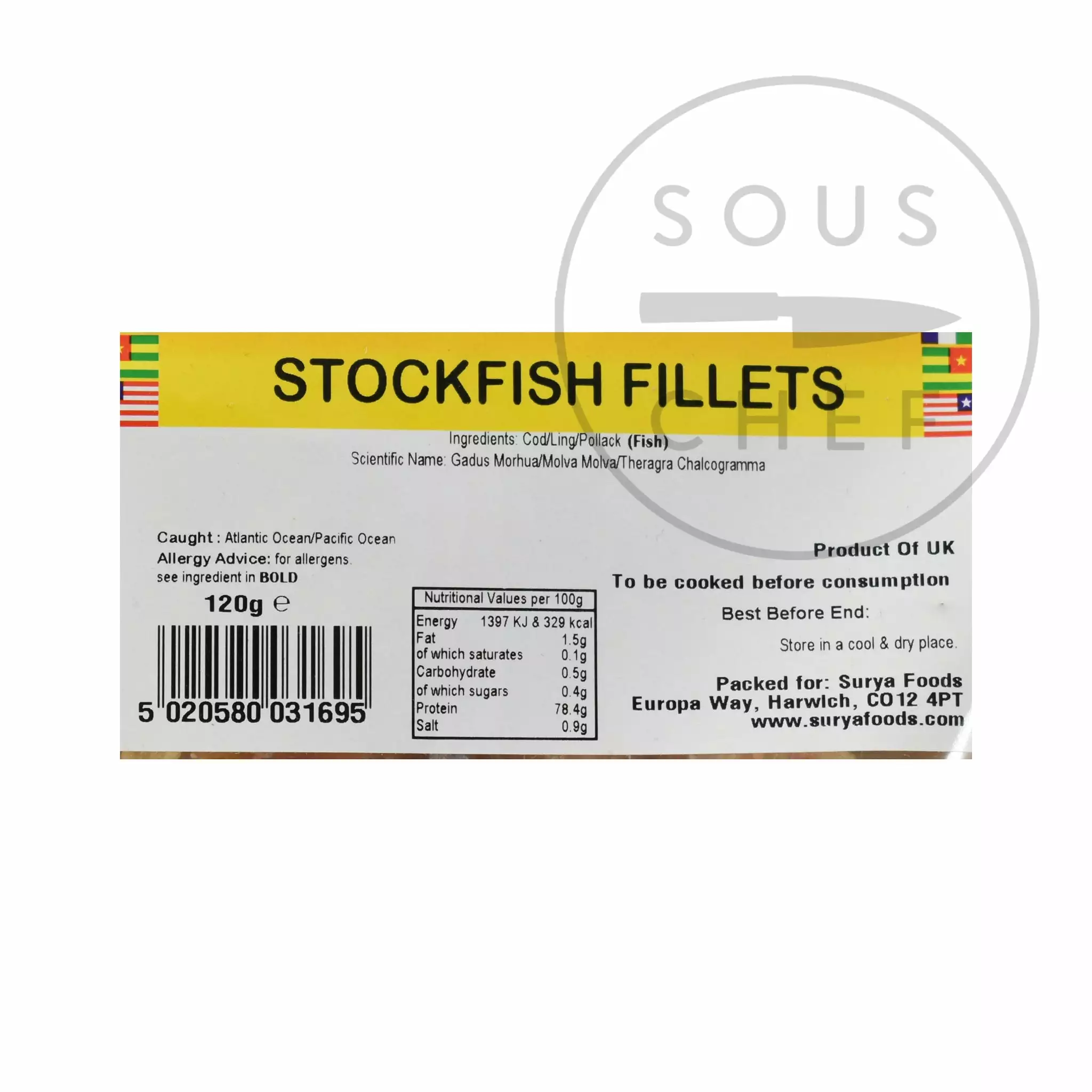 Mother Africa Stockfish Fillets 120g Ingredients 4 Mother Africa Stockfish Fillets 120g Ingredients