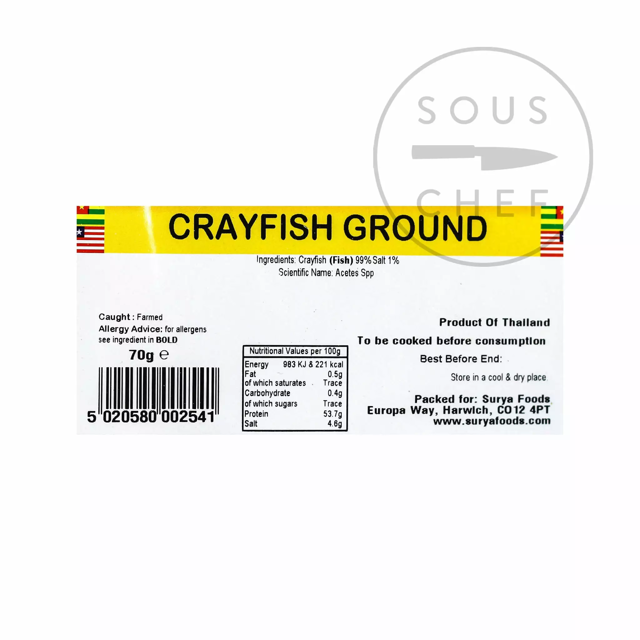 Mother Africa Ground Crayfish 70g 4 Mother Africa Ground Crayfish 70g
