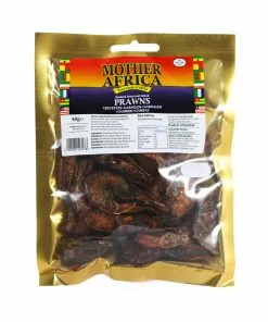 Ingredients Mother Africa Smoked Prawns 40g