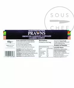 Ingredients Mother Africa Smoked Prawns 40g