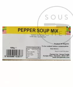 Mother Africa Pepper Soup Mix 100g African Ingredients