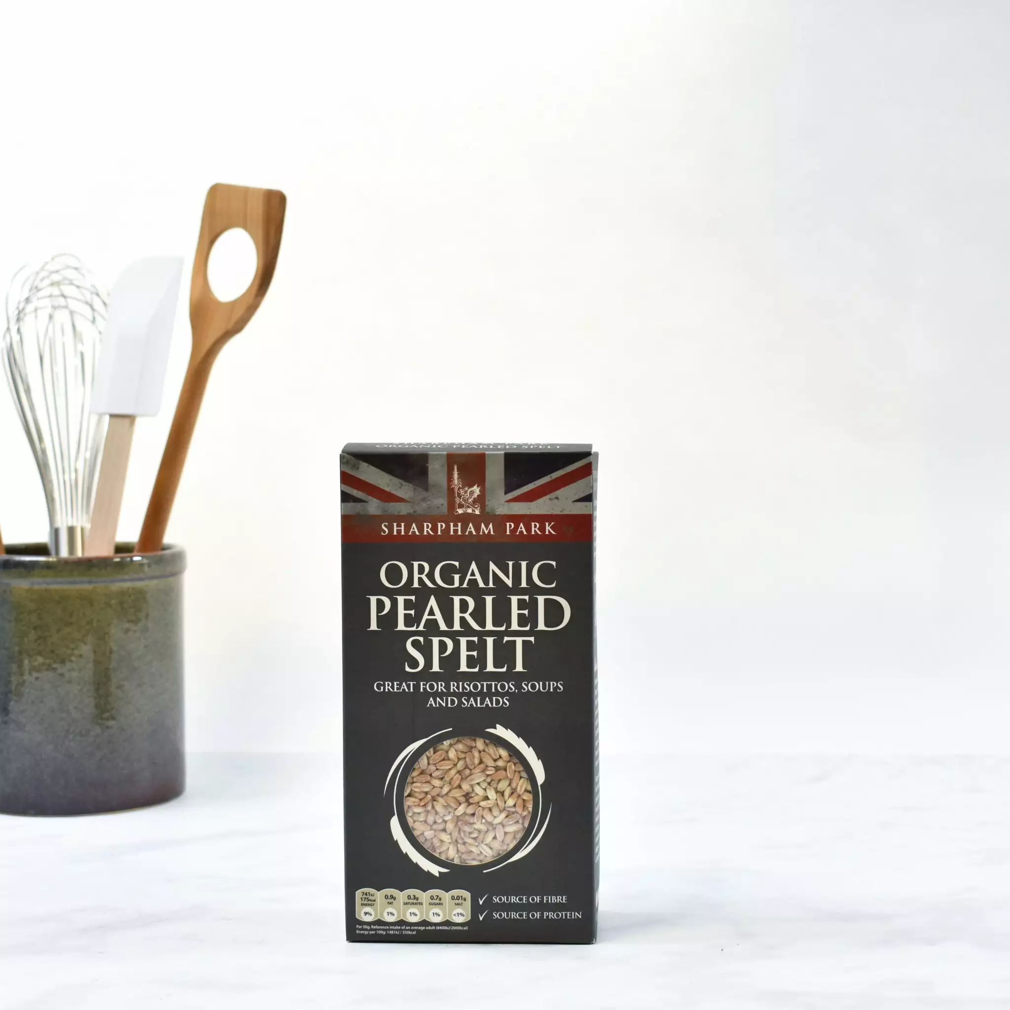 Sharpham Park Organic Pearled Spelt 500g Ingredients 5 Sharpham Park Organic Pearled Spelt 500g Ingredients