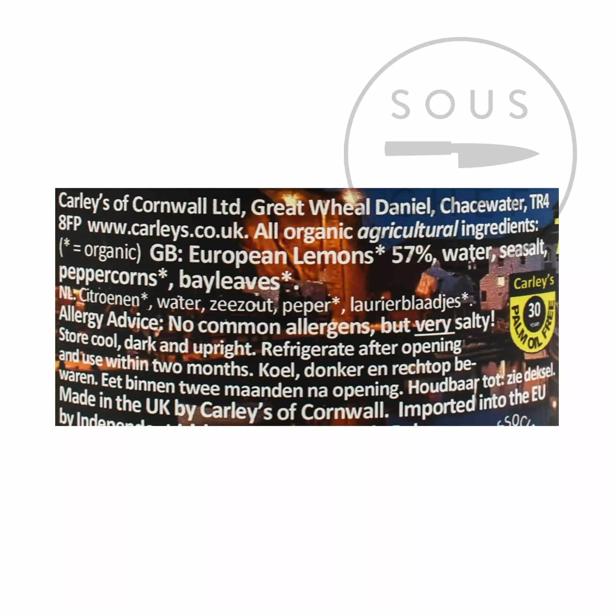 Carley's Ingredients Organic Preserved Lemons 700g 4 Carley's Ingredients Organic Preserved Lemons 700g