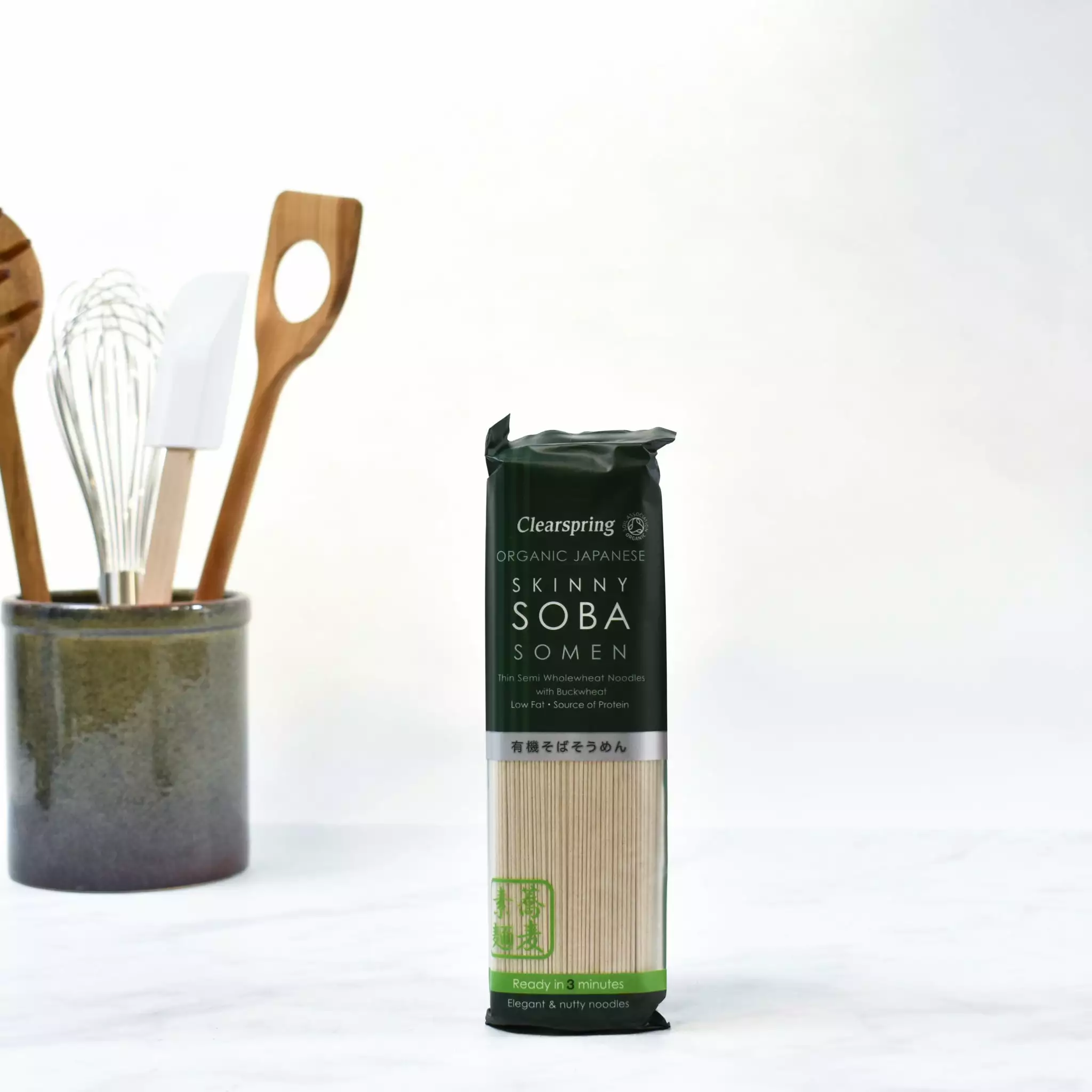 Ingredients Clearspring Organic Skinny Soba Somen Noodles 200g 5 Ingredients Clearspring Organic Skinny Soba Somen Noodles 200g