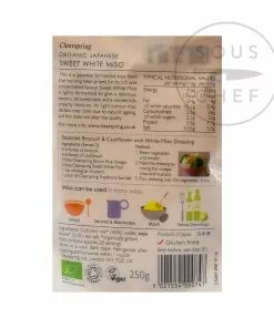 Clearspring Organic Sweet White Miso 250g 7 Clearspring Organic Sweet White Miso 250g