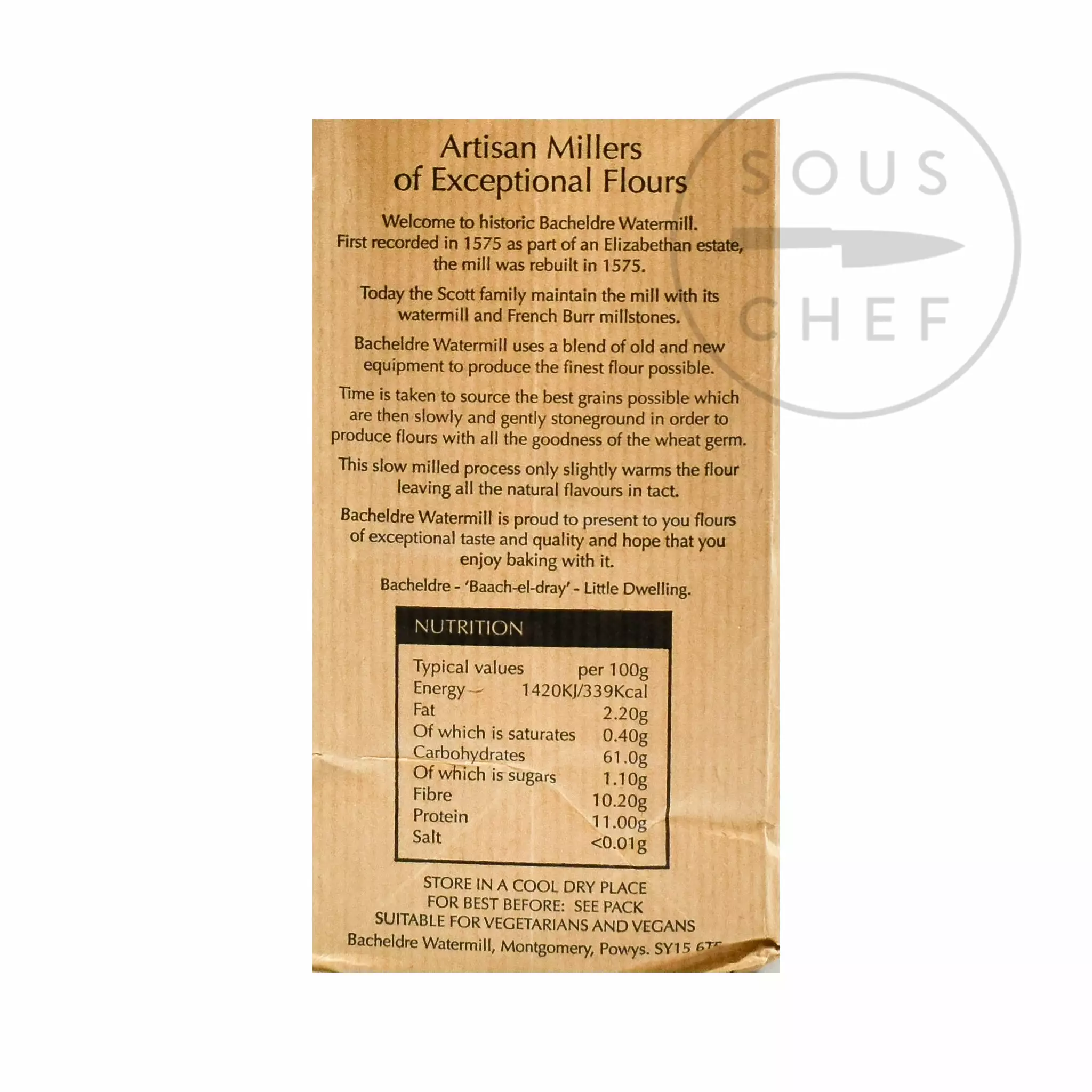 Bacheldre Watermill Bacheldre Organic Stoneground Spelt Flour 1.5kg 4 Bacheldre Watermill Bacheldre Organic Stoneground Spelt Flour 1.5kg