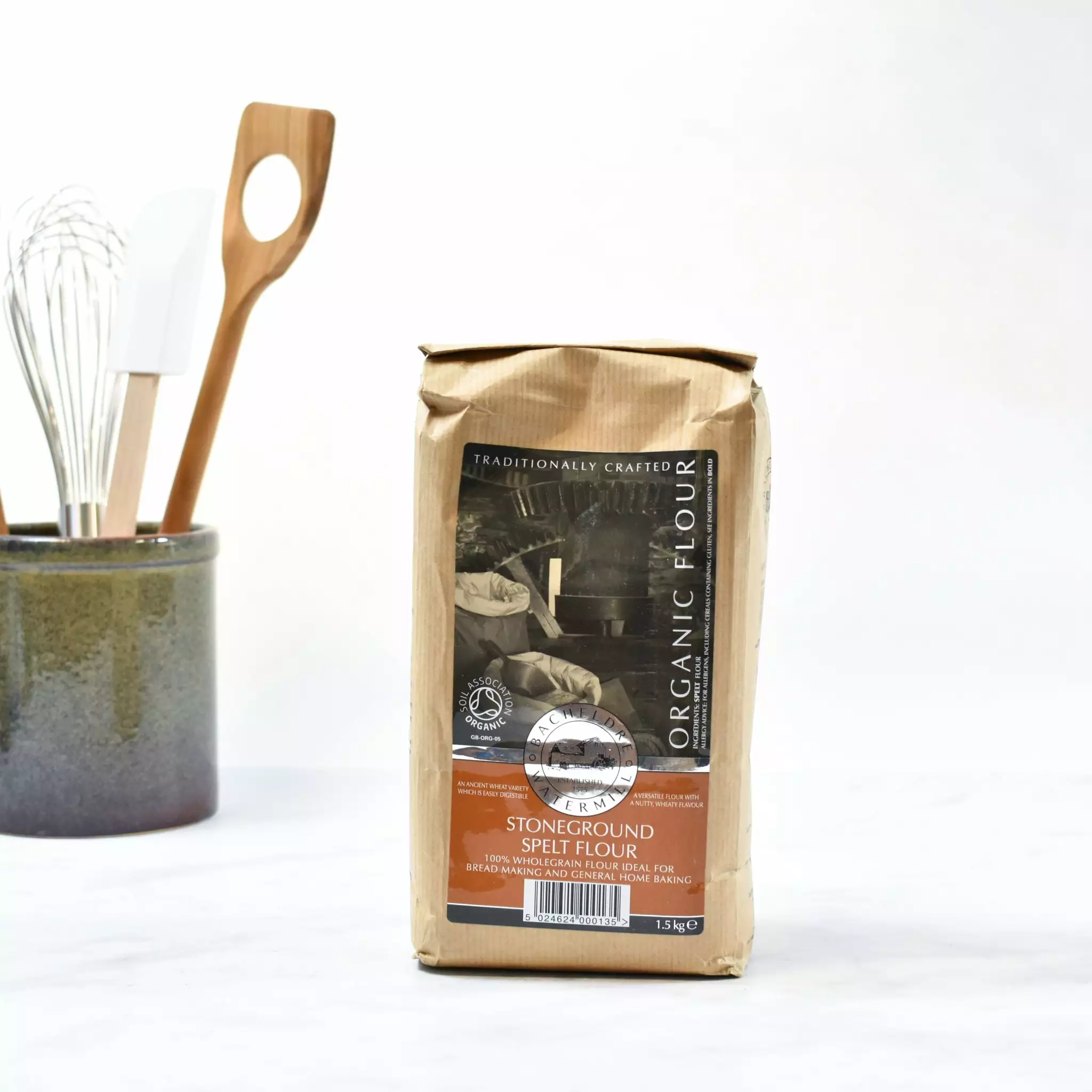 Bacheldre Watermill Bacheldre Organic Stoneground Spelt Flour 1.5kg 5 Bacheldre Watermill Bacheldre Organic Stoneground Spelt Flour 1.5kg