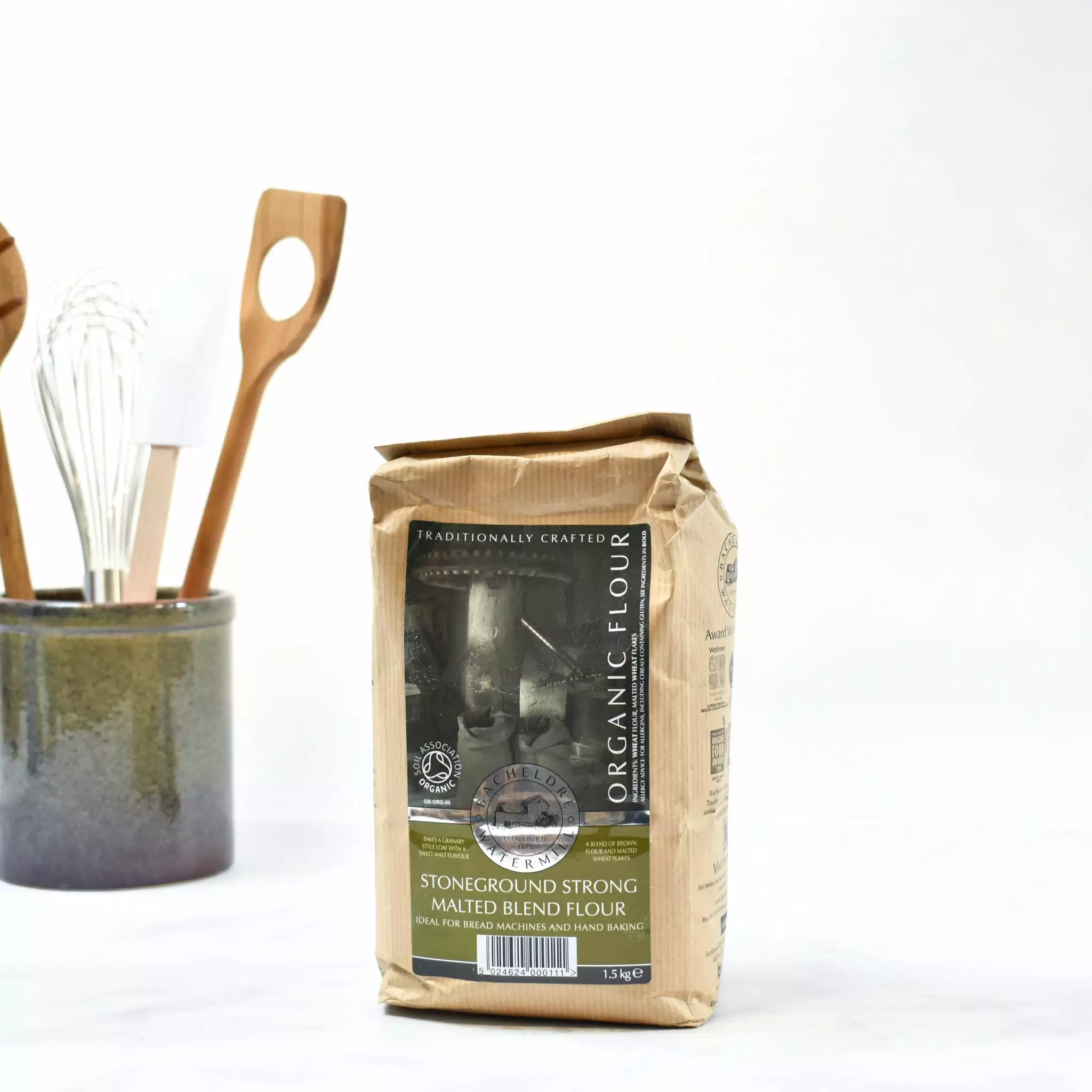 Bacheldre Watermill Ingredients Bacheldre Organic Stoneground Strong Malted Blend Flour 1.5kg 5 Bacheldre Watermill Ingredients Bacheldre Organic Stoneground Strong Malted Blend Flour 1.5kg