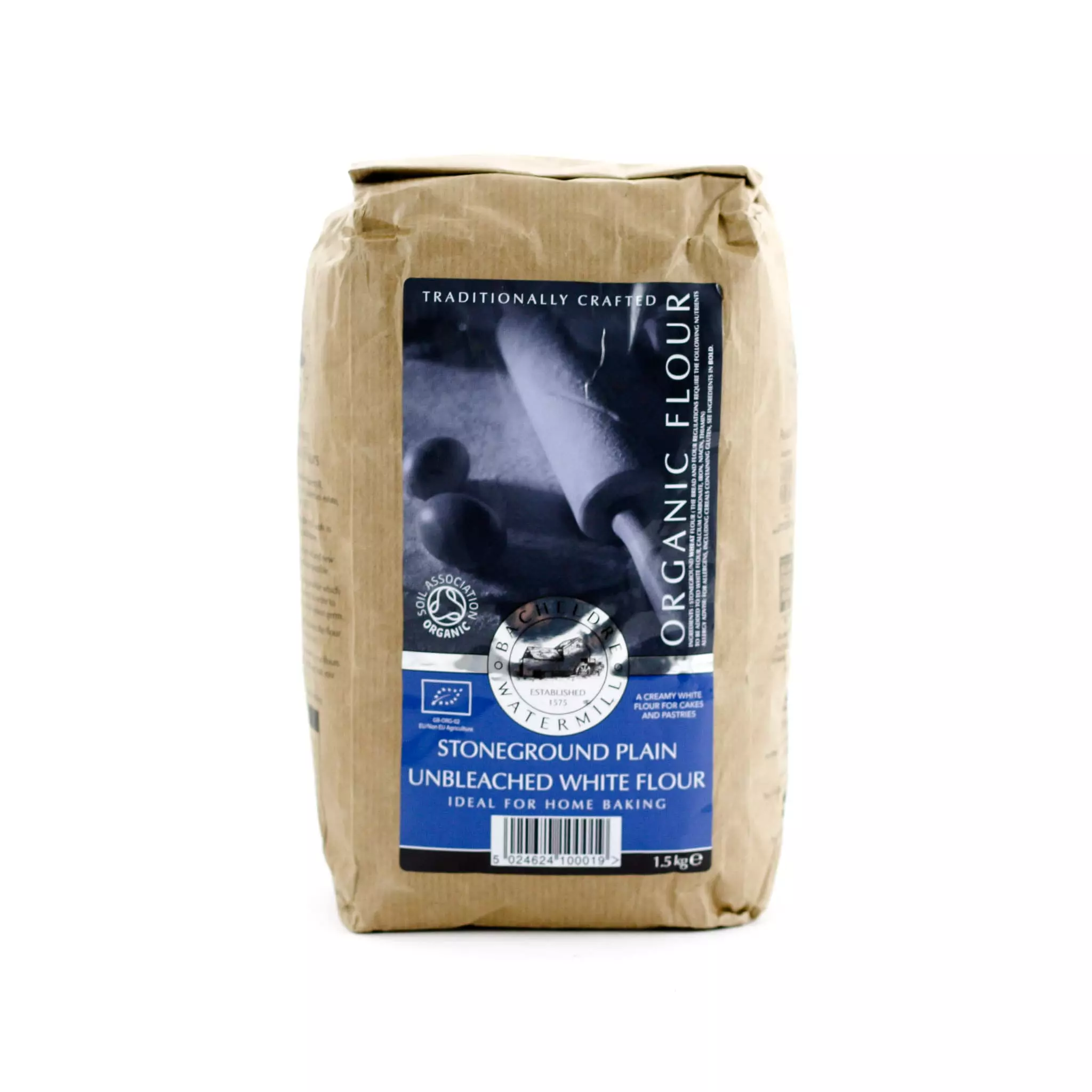 Bacheldre Watermill Bacheldre Organic Stoneground Unbleached Strong White Flour 1.5kg 3 Bacheldre Watermill Bacheldre Organic Stoneground Unbleached Strong White Flour 1.5kg