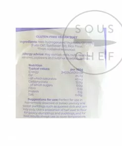 Suma Prepacks Gluten Free Vegetarian Suet 250g
