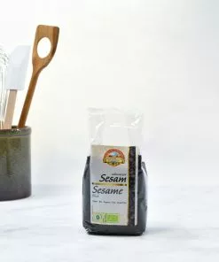 Pearls Of Samarkand Ingredients Organic Black Sesame Seeds 330g