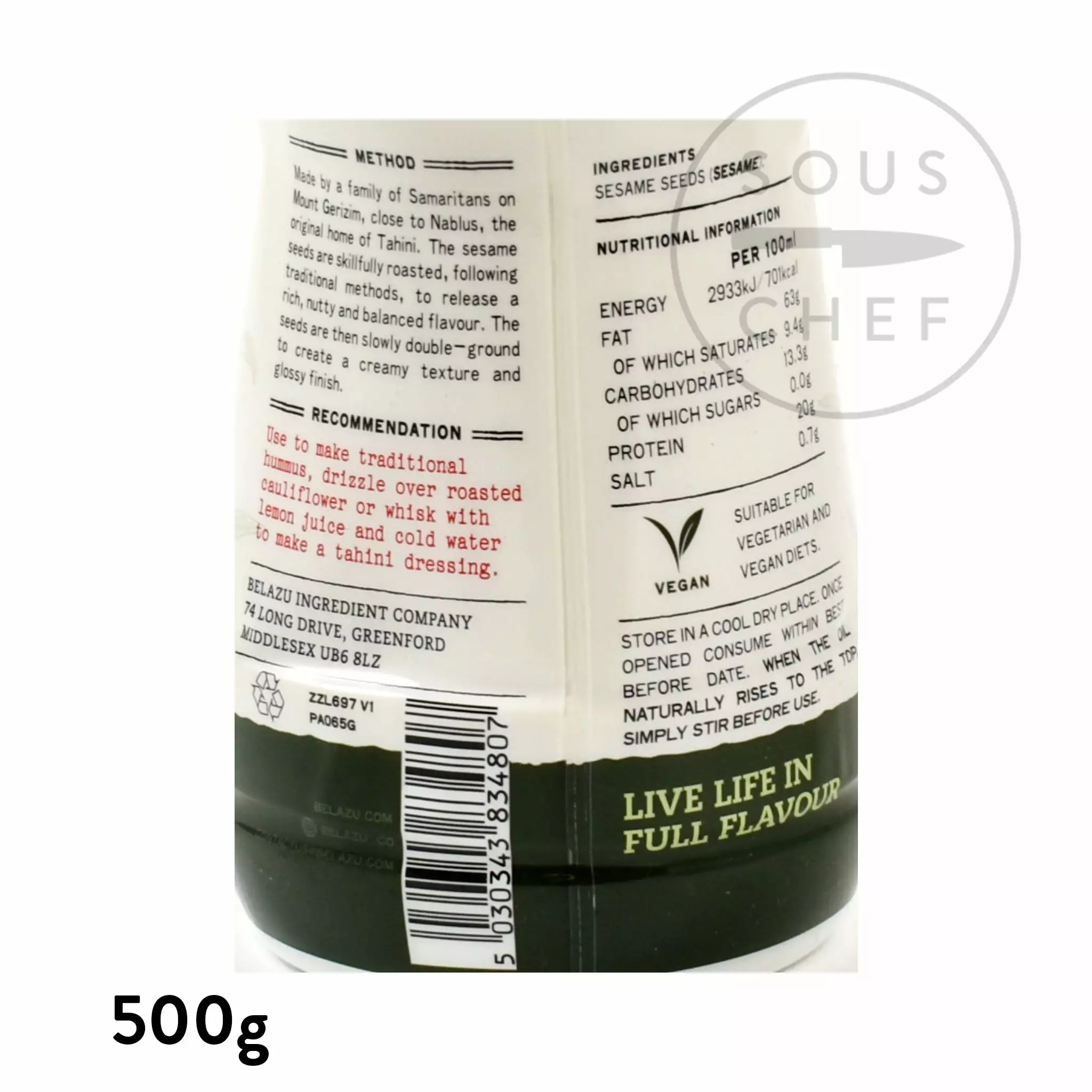 Belazu Nablus Tahini 6 Belazu Nablus Tahini