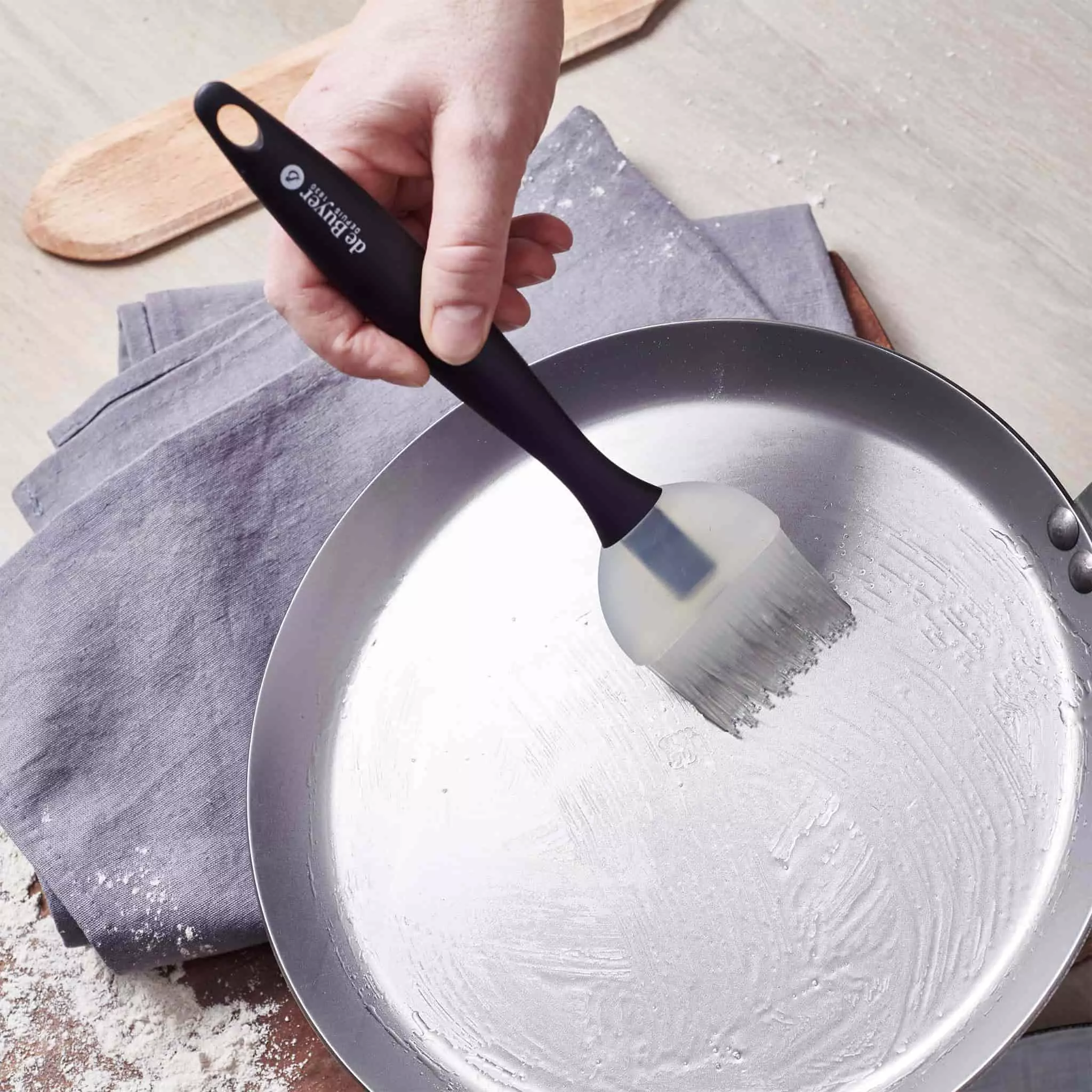 De Buyer Silicone Pastry Brush 4 De Buyer Silicone Pastry Brush