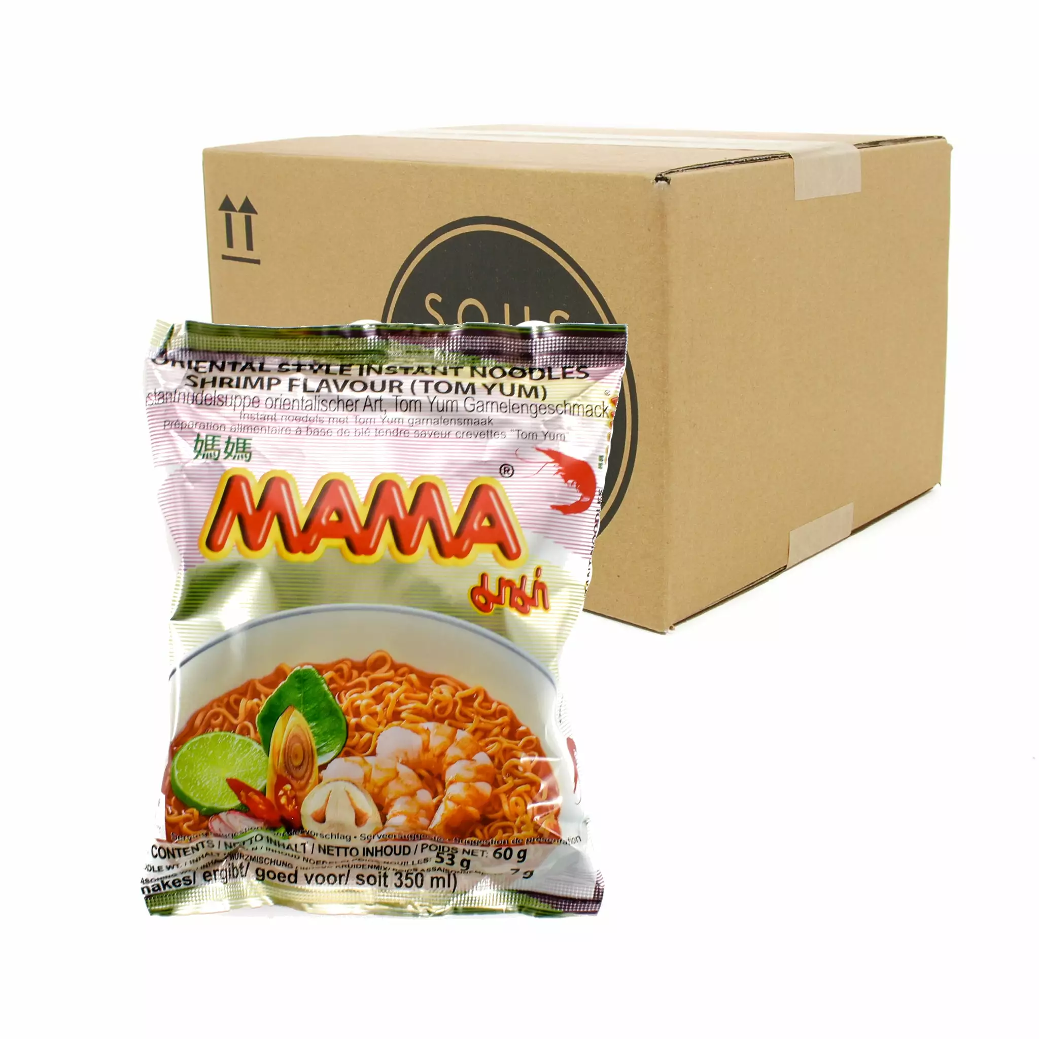 Box Of Mama Instant Shrimp Noodle Tom Yum 60g X 30 Ingredients 3 Box Of Mama Instant Shrimp Noodle Tom Yum 60g X 30 Ingredients
