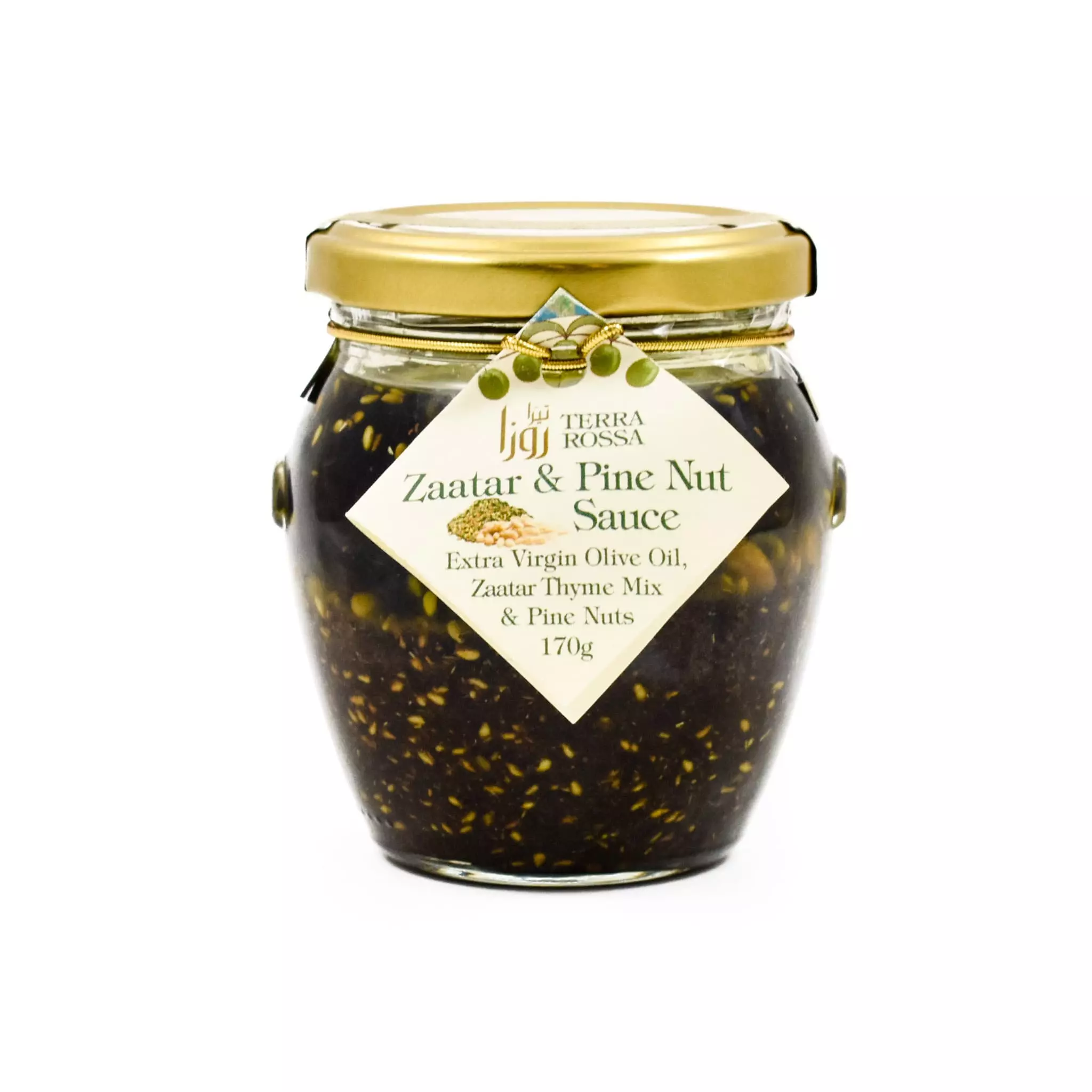 Terra Rossa Zaatar & Pine Nut Sauce 170g Ingredients 3 Terra Rossa Zaatar & Pine Nut Sauce 170g Ingredients
