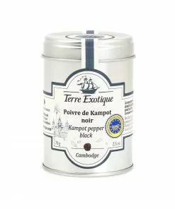 Terre Exotique Black Kampot Pepper 70g