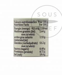 Ingredients Terre Exotique Fresh Salted Black Pepper 50g