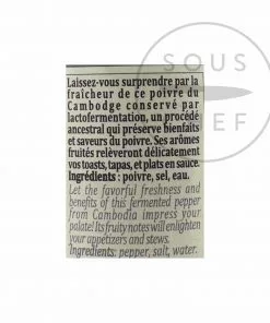 Ingredients Terre Exotique Fresh Salted Black Pepper 50g 7 Ingredients Terre Exotique Fresh Salted Black Pepper 50g