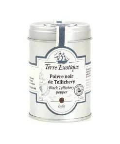 Terre Exotique Black Tellichery Pepper 60g Ingredients