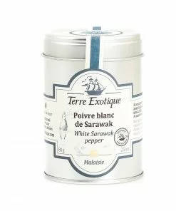 Ingredients Terre Exotique White Sarawak Pepper IGP 80g