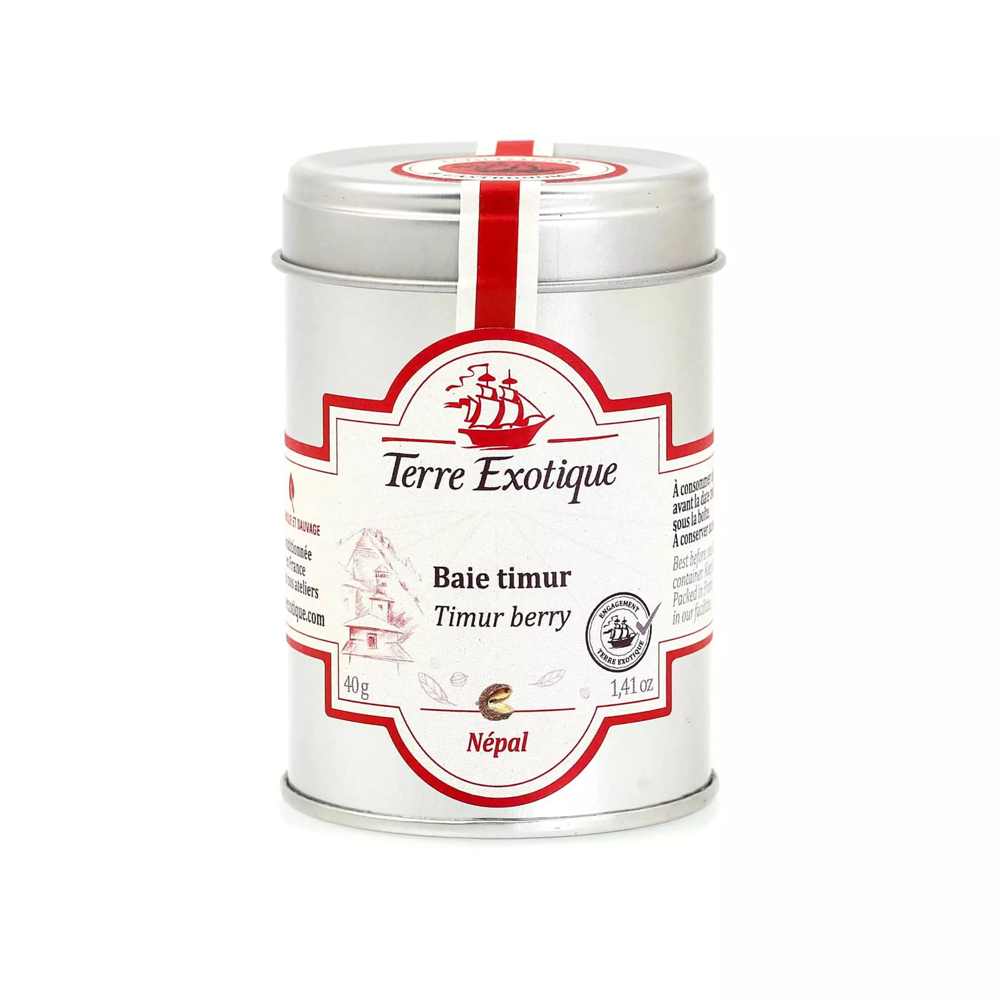 Ingredients Terre Exotique Organic Timur Berry 40g 3 Ingredients Terre Exotique Organic Timur Berry 40g