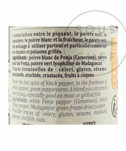 Terre Exotique Three Peppercorns 75g Ingredients