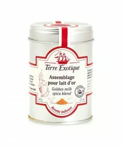 Ingredients Terre Exotique Golden Milk Spice Blend 60g
