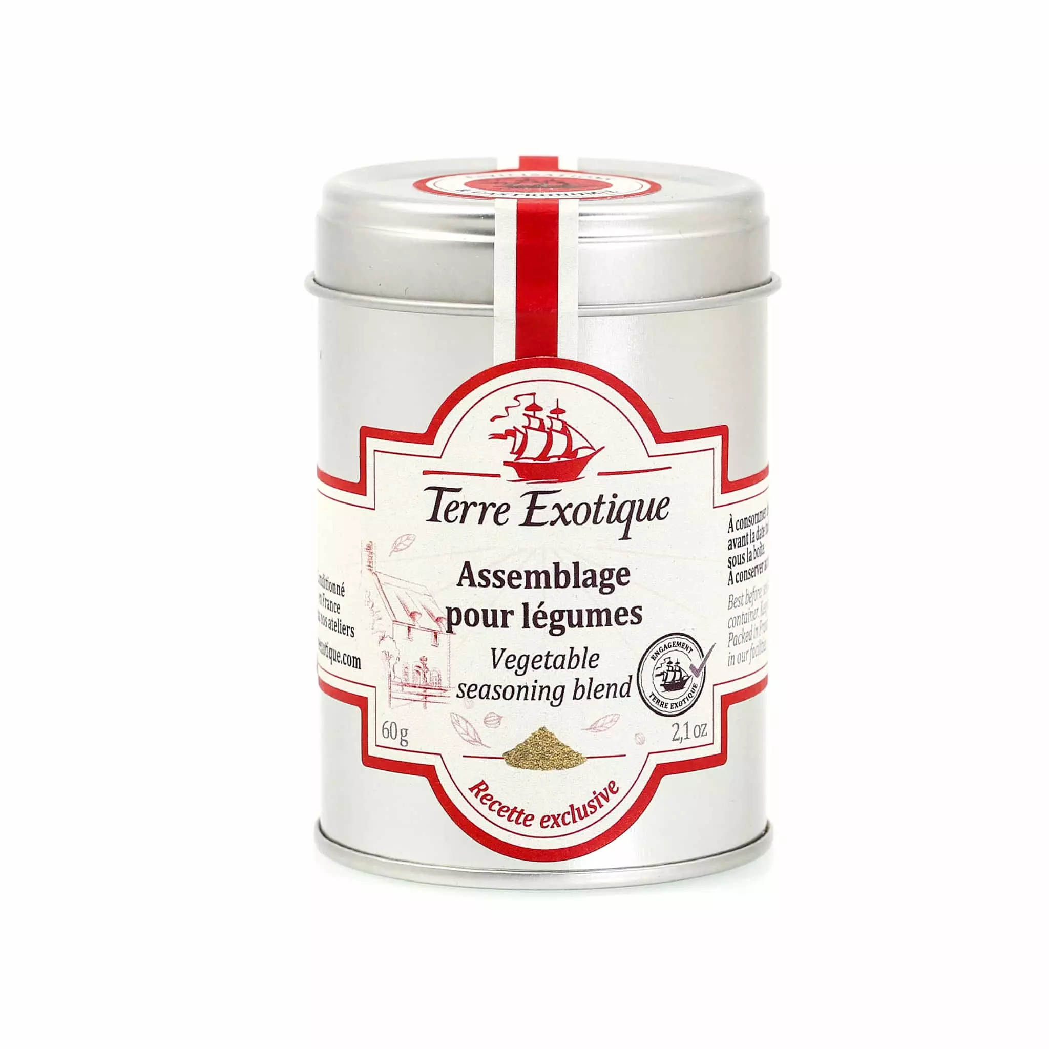 Terre Exotique Vegetables Seasoning 60g 3 Terre Exotique Vegetables Seasoning 60g