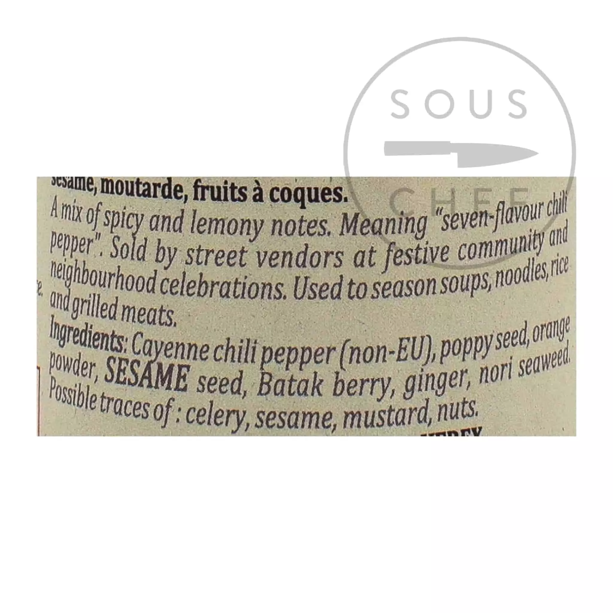 Terre Exotique Shichimi Togarashi Spices 50g 4 Terre Exotique Shichimi Togarashi Spices 50g