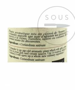 Terre Exotique Organic Coriander Powder 50g Ingredients