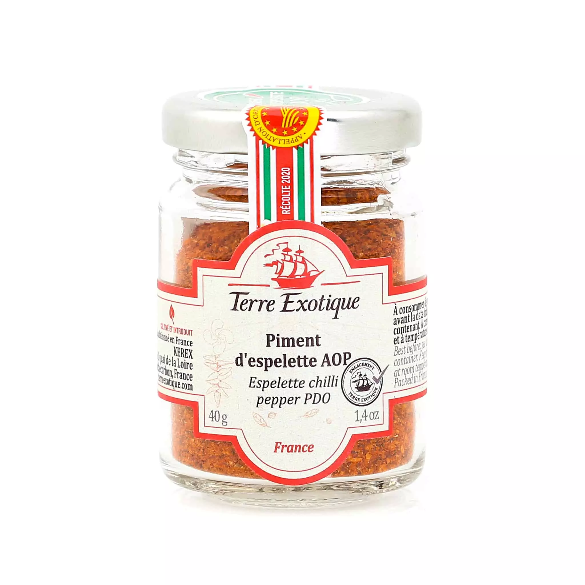 Terre Exotique Espelette Pepper 40g 3 Terre Exotique Espelette Pepper 40g