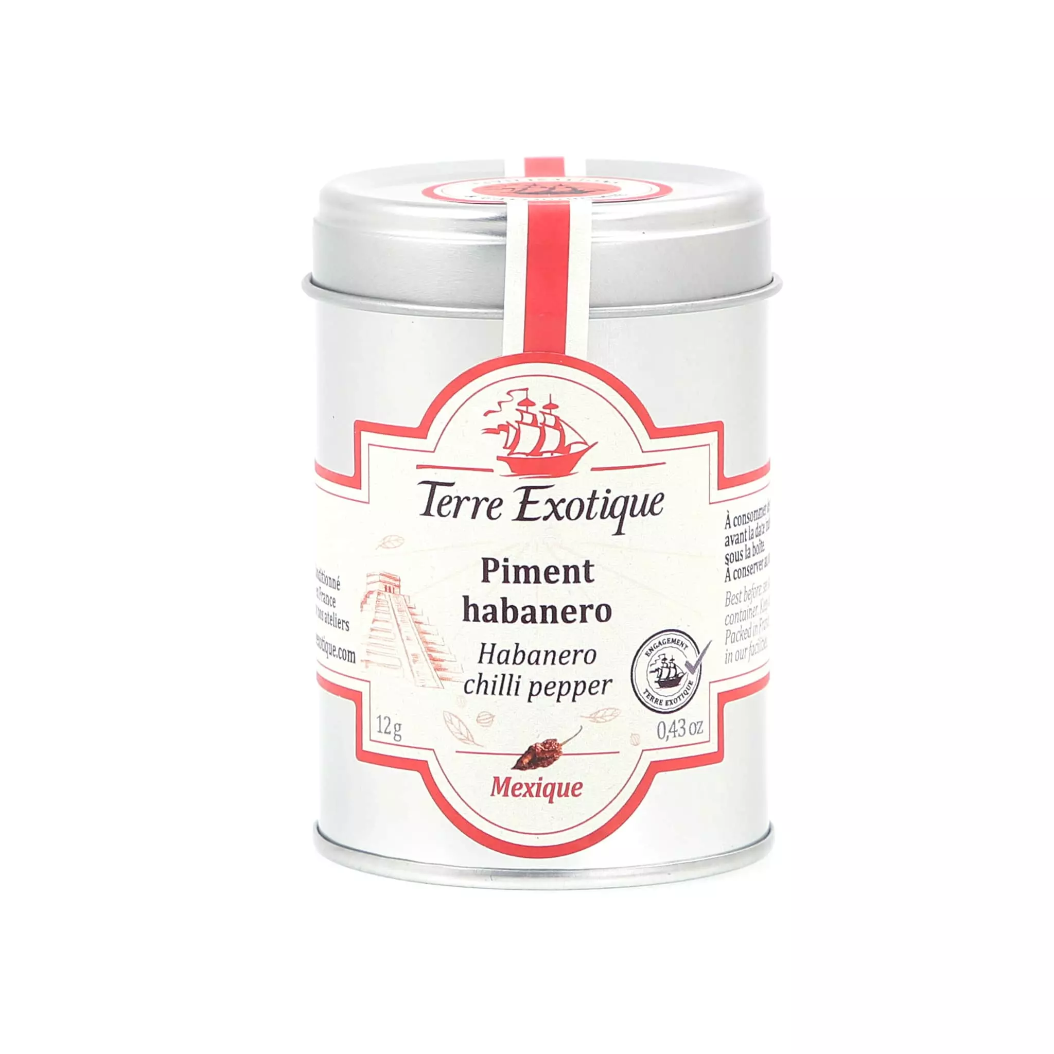 Terre Exotique Habanero Chilli Pepper 12g Ingredients 6 Terre Exotique Habanero Chilli Pepper 12g Ingredients