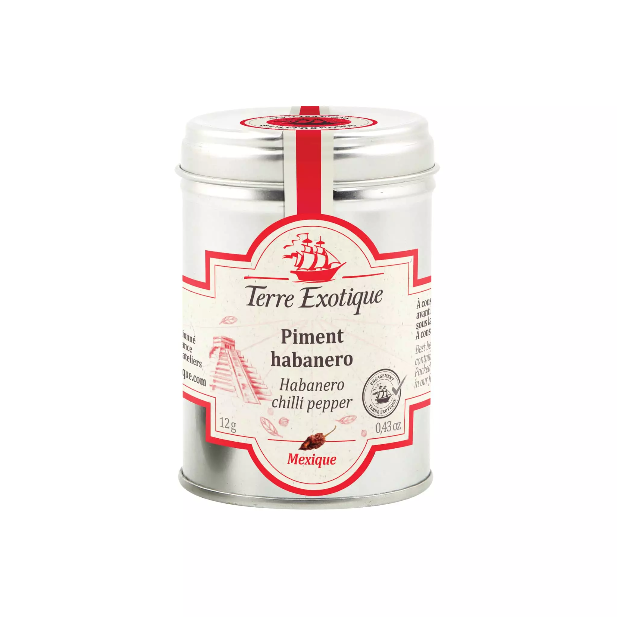 Terre Exotique Habanero Chilli Pepper 12g Ingredients 3 Terre Exotique Habanero Chilli Pepper 12g Ingredients