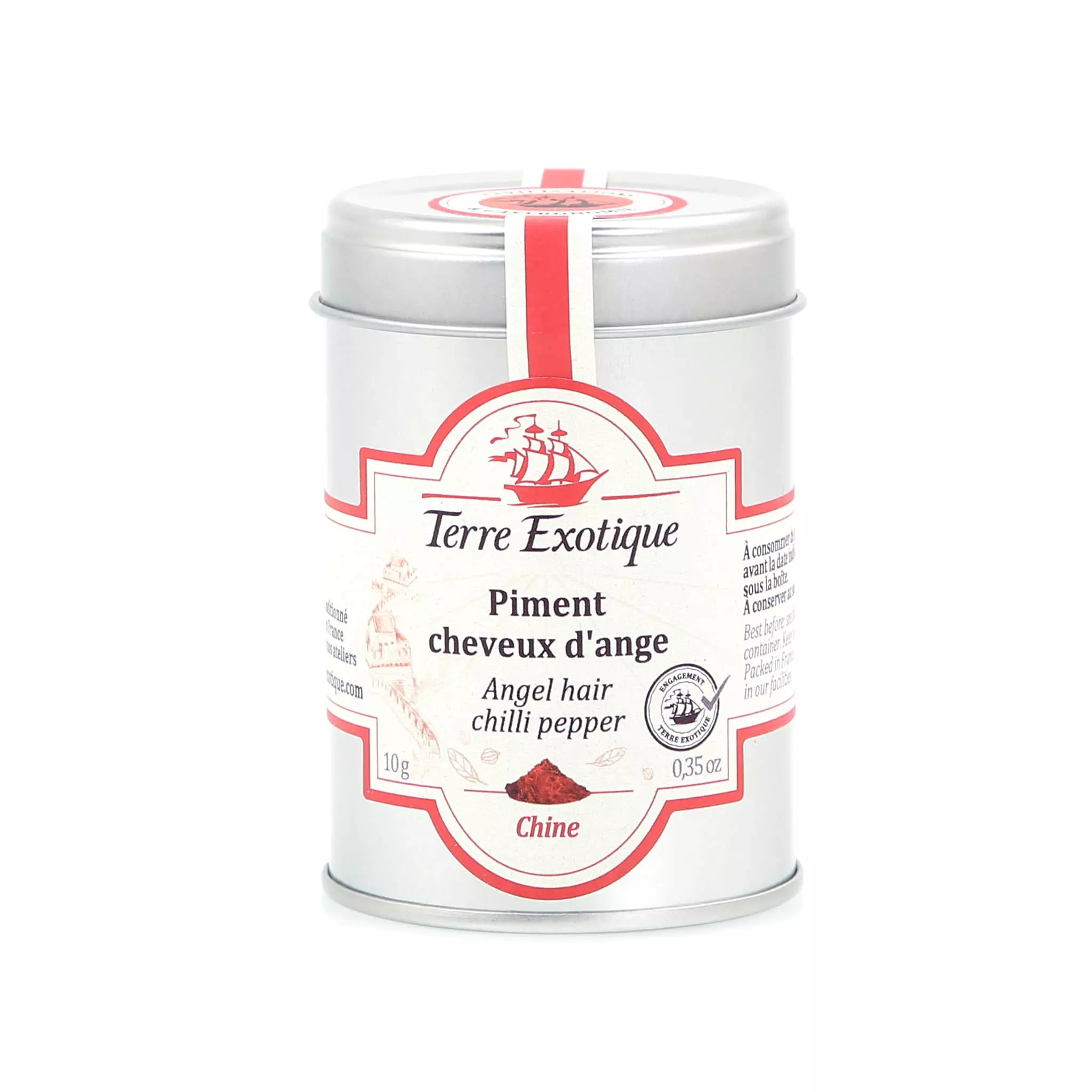 Ingredients Terre Exotique Angel Hair Chilli Pepper 10g 3 Ingredients Terre Exotique Angel Hair Chilli Pepper 10g