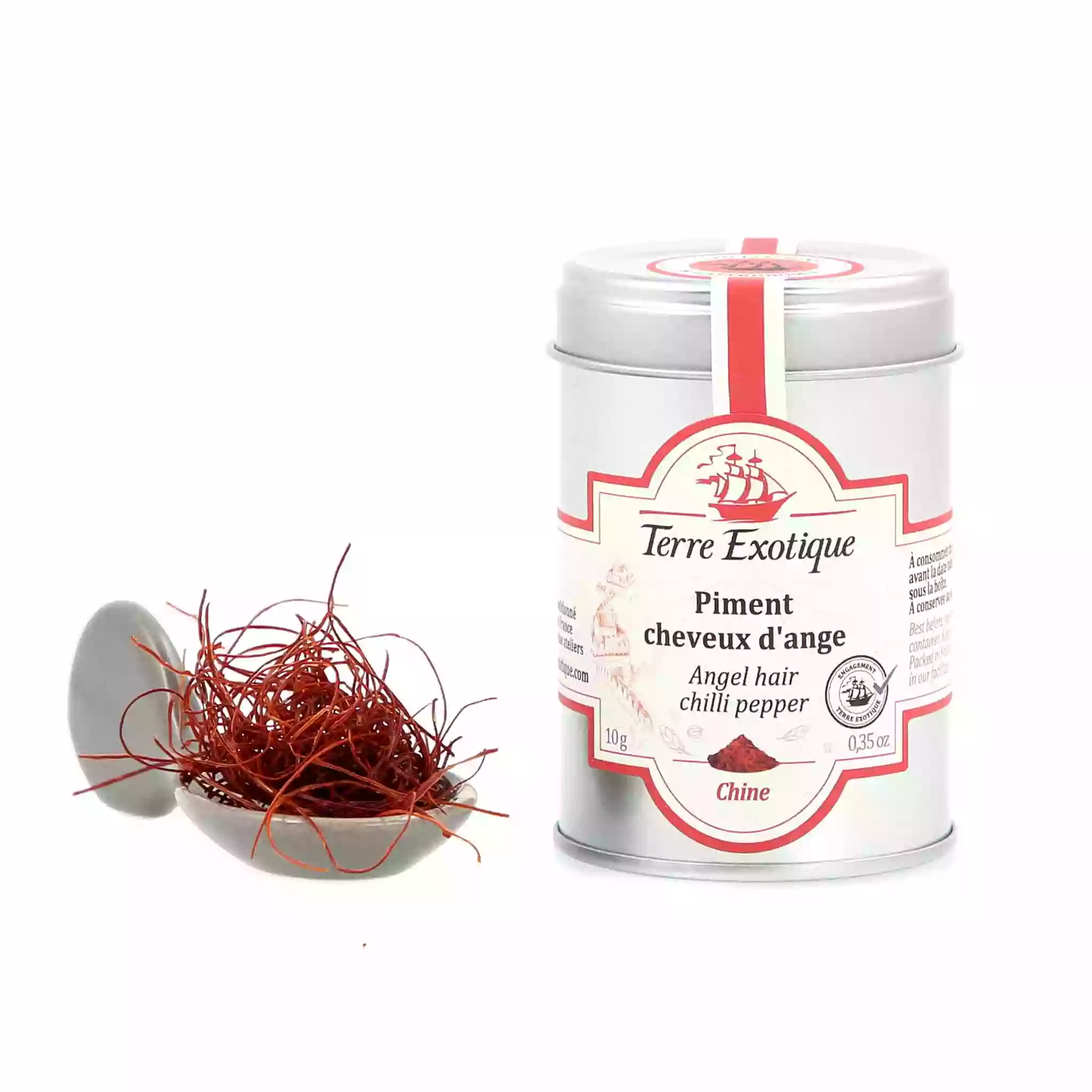 Ingredients Terre Exotique Angel Hair Chilli Pepper 10g 4 Ingredients Terre Exotique Angel Hair Chilli Pepper 10g