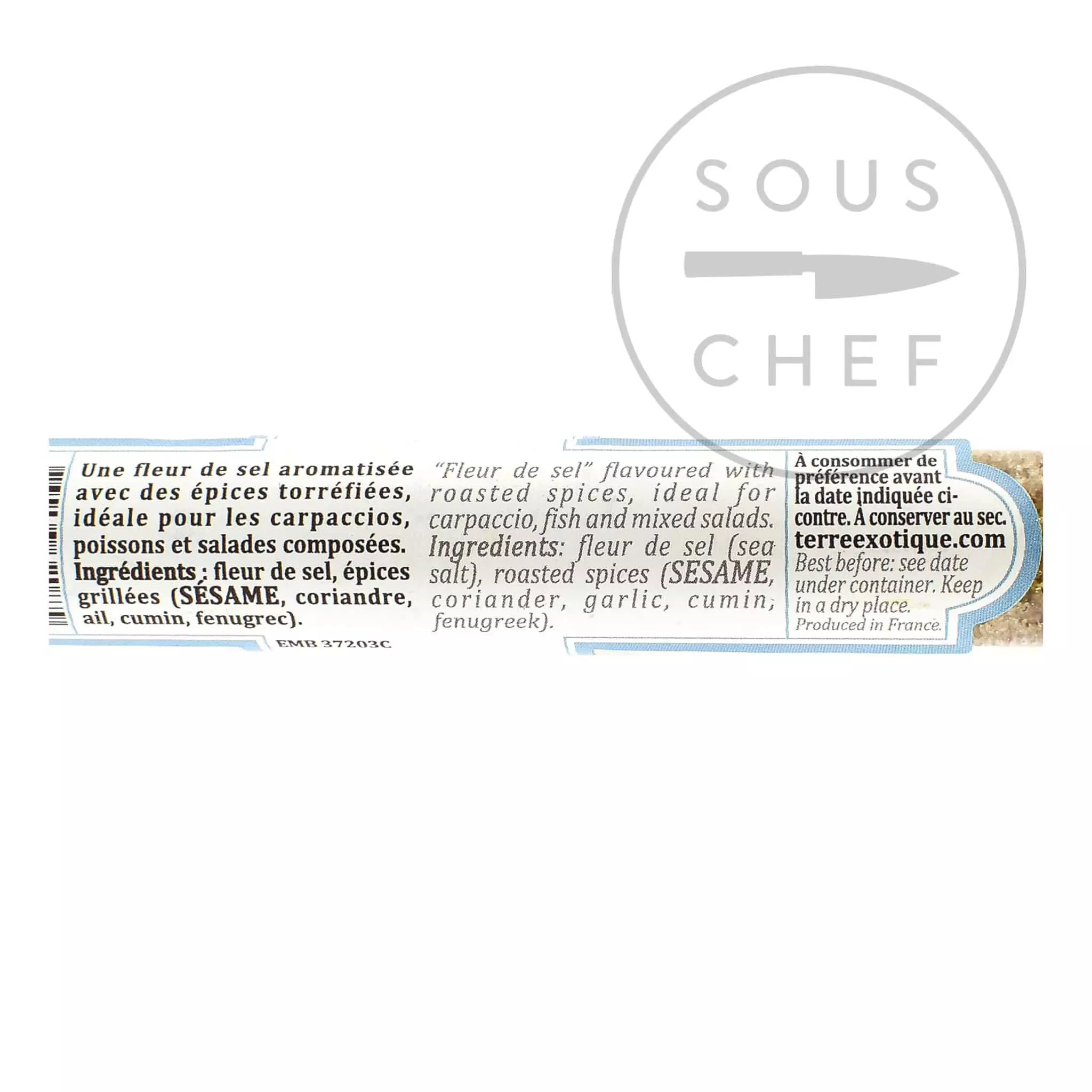 Terre Exotique Fleur De Sel With Roasted Spices 40g 4 Terre Exotique Fleur De Sel With Roasted Spices 40g