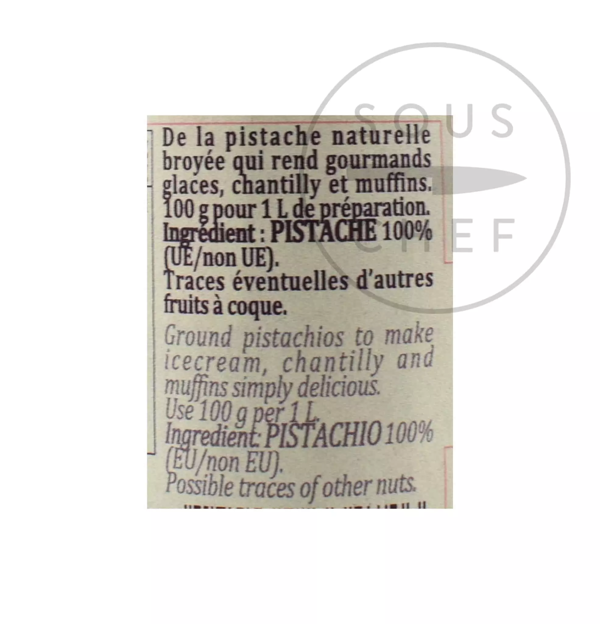 Terre Exotique Pistachio Paste 100g 6 Terre Exotique Pistachio Paste 100g