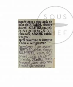 Terre Exotique Mustard With Roasted Spices 100g 9 Terre Exotique Mustard With Roasted Spices 100g