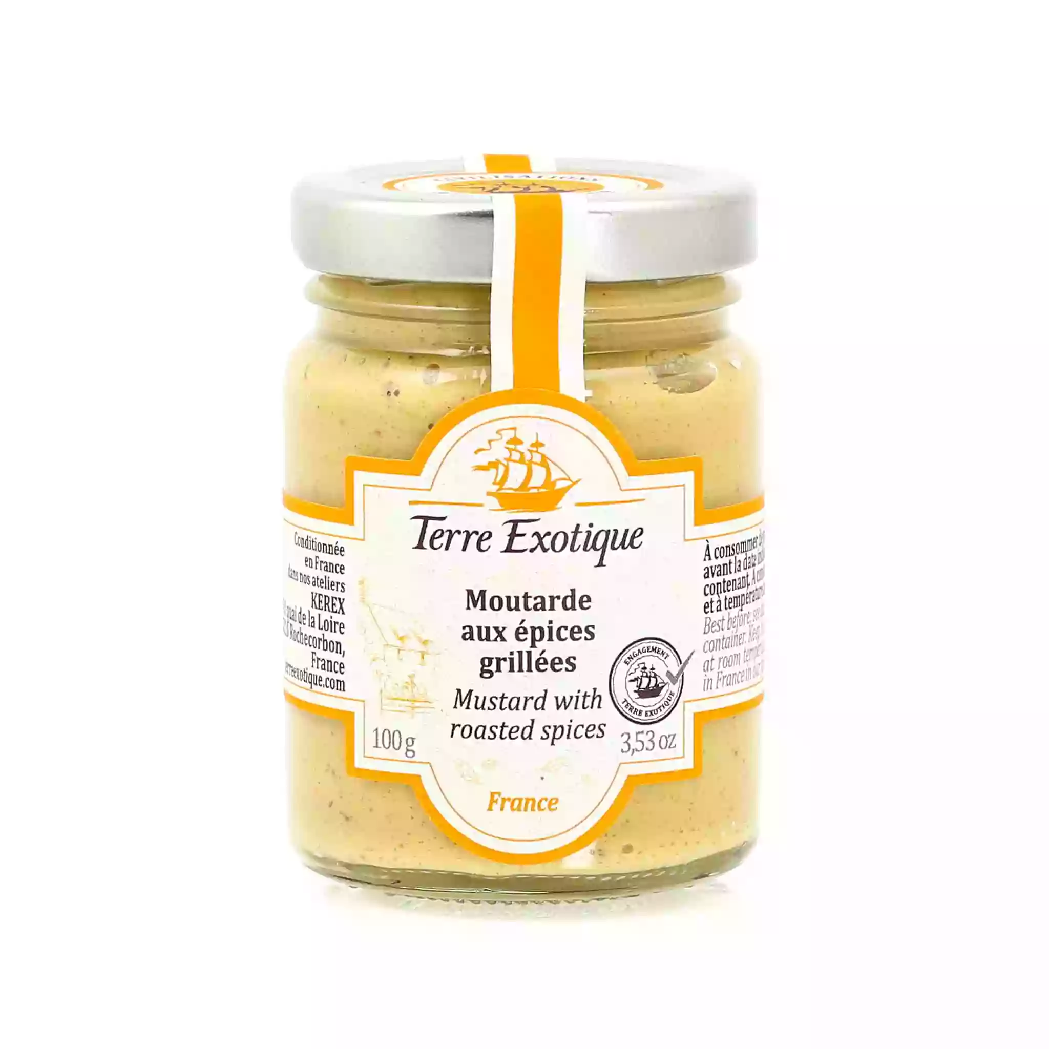 Terre Exotique Mustard With Roasted Spices 100g 3 Terre Exotique Mustard With Roasted Spices 100g