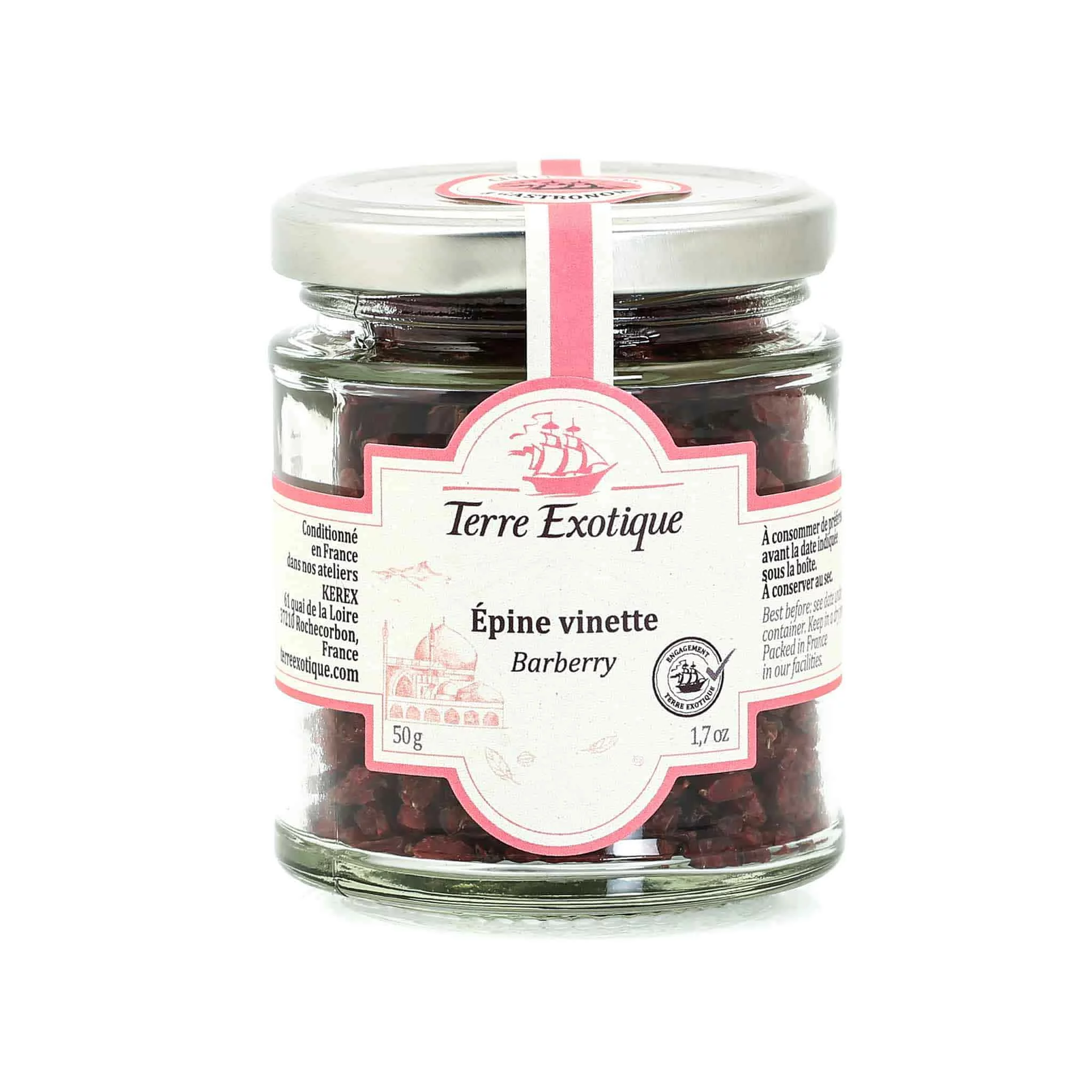 Terre Exotique Barberry 50g Ingredients 3 Terre Exotique Barberry 50g Ingredients